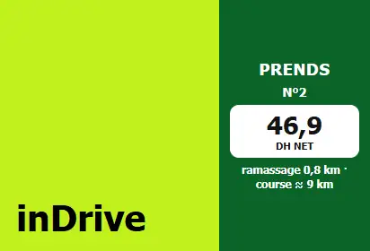 inDrive : le net en couleur